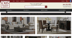 Desktop Screenshot of ottsfurnitureandappliance.com